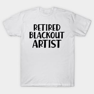 Retired blackout Artist T-Shirt